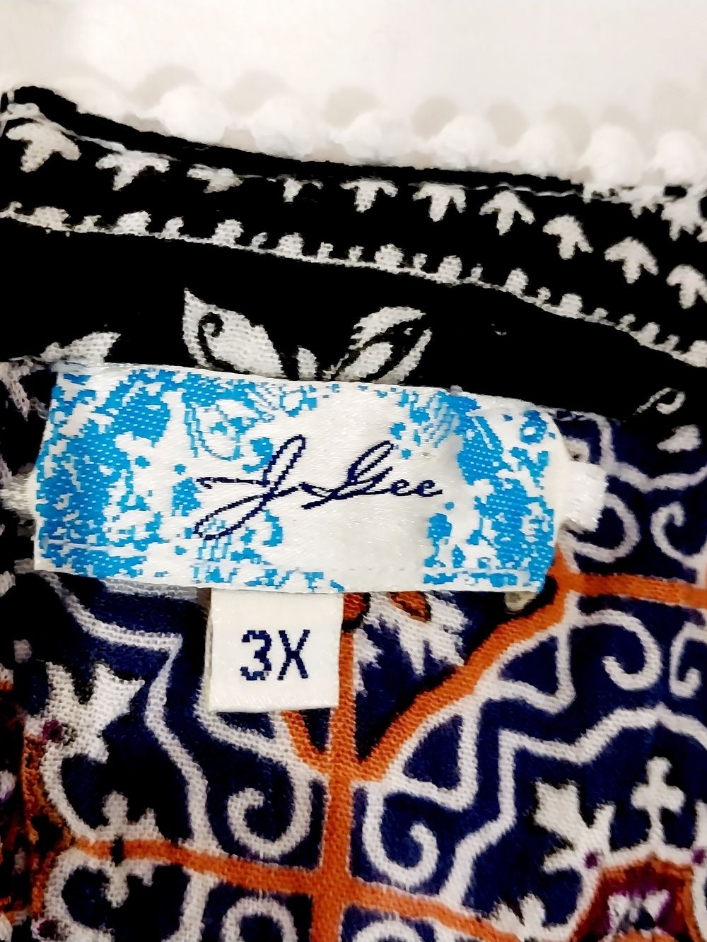 🔵BOGO FREE🔵 J. Gee Dress Sleeveless Boho Rayon Sz 3X - Picture 6 of 6